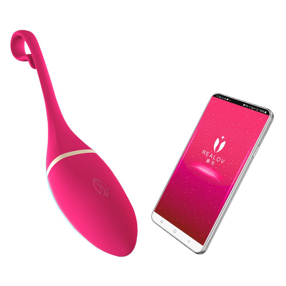 Realov Smart Vibrating Egg App Control Wearable Vibrator