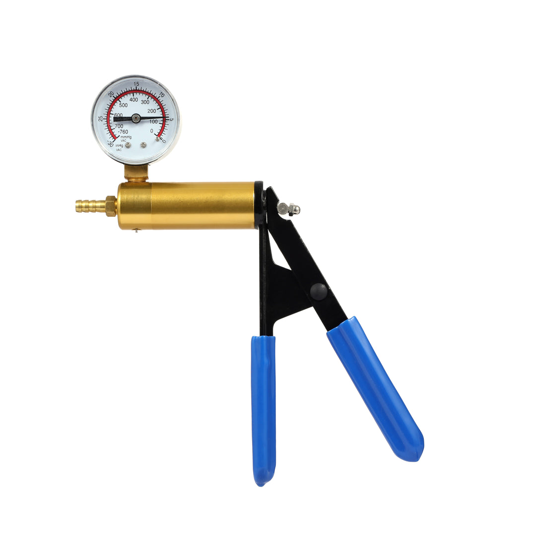 LuxaMax 2.0 Professional Brass Power Handle Pump with PSI Gauge