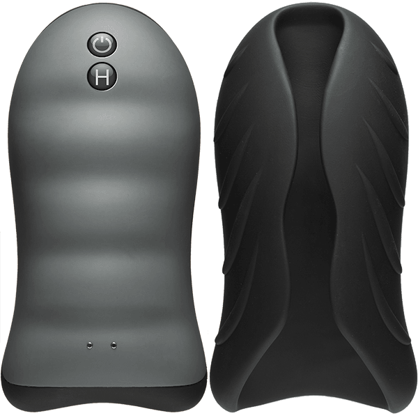 OptiMALE Secondskyn Silicone Warming Stroker-12506