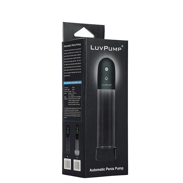 Luvpump Rechargeable Automatic Penis Pump - Clear