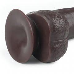 Lovetoy Products Sliding-Skin Dual Layer 9.5" Dong - Black