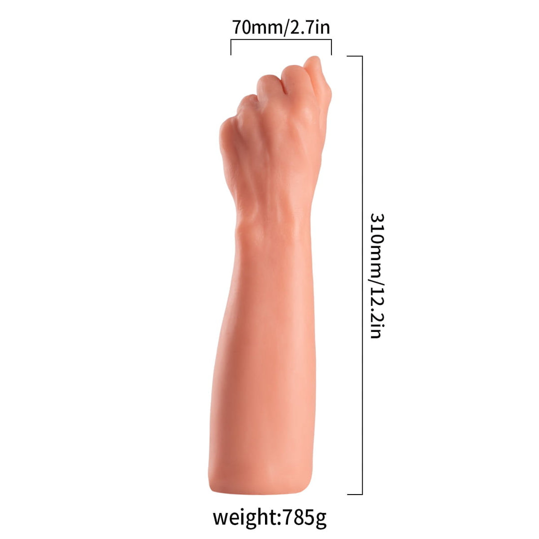 B045 The Fist 12'' Dildo - Light