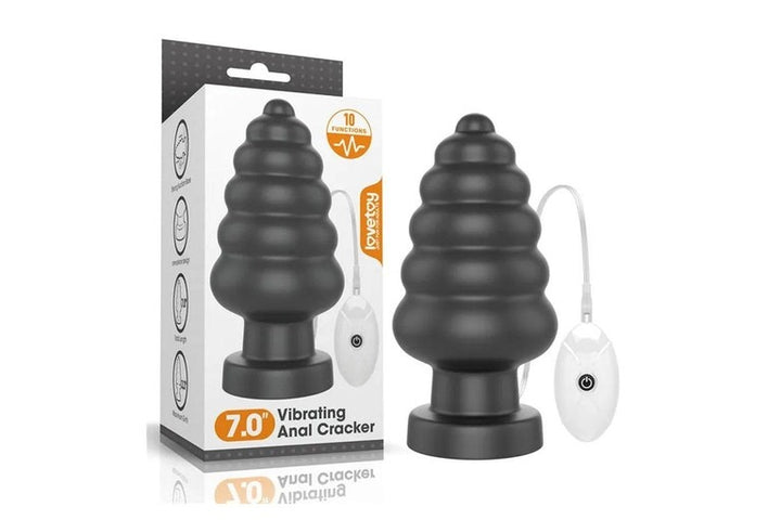 Lovetoy Products 7'' King Sized Vibrating Anal Cracker Butt Plug
