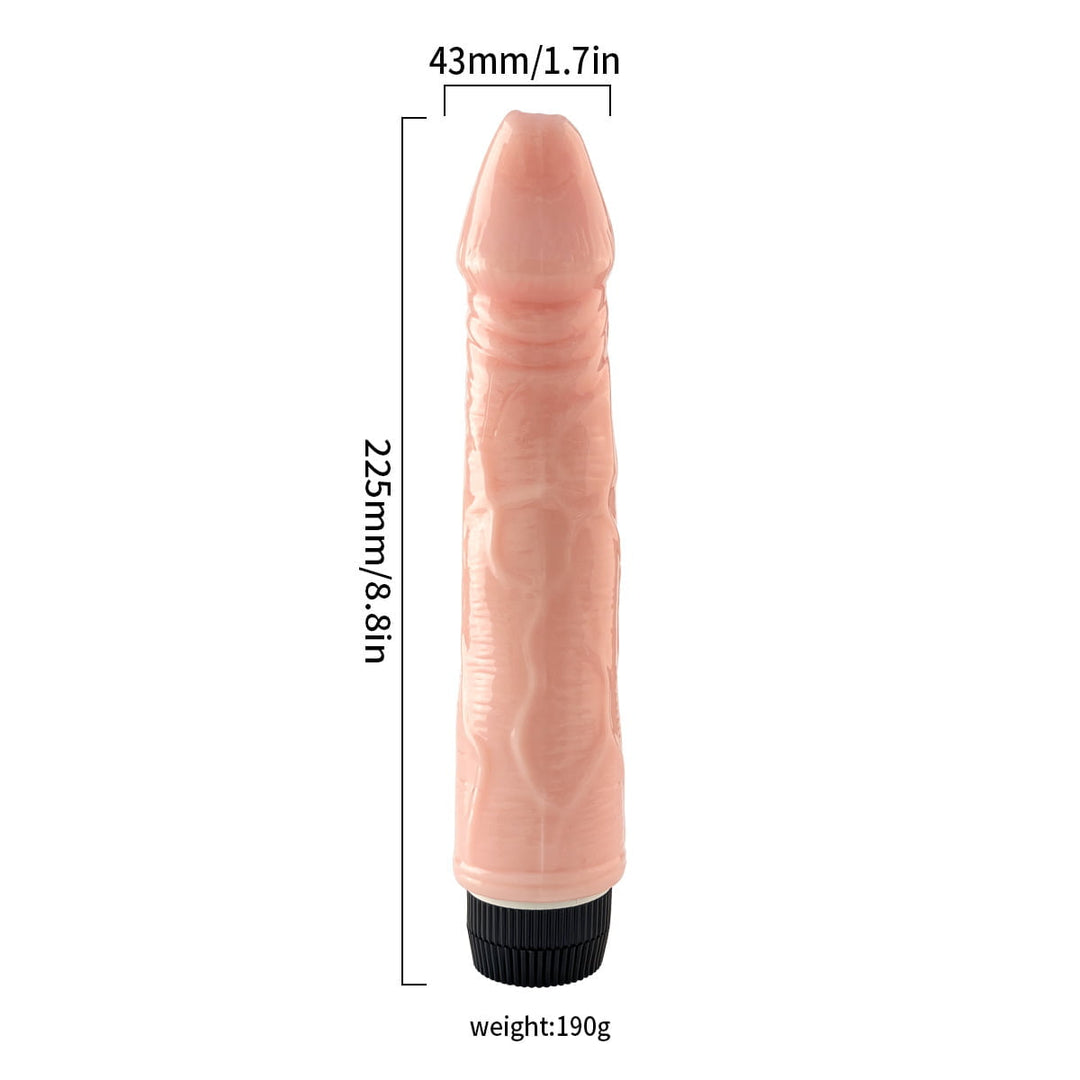 Lance's Cock 8.8" Realistic Dildo Vibrator