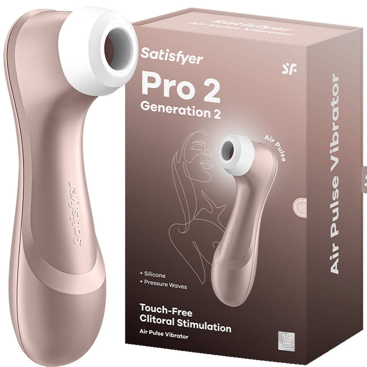 Satisfyer Pro 2 Gen 2 Air Pulse Clitoral Stimulator - Rose Gold