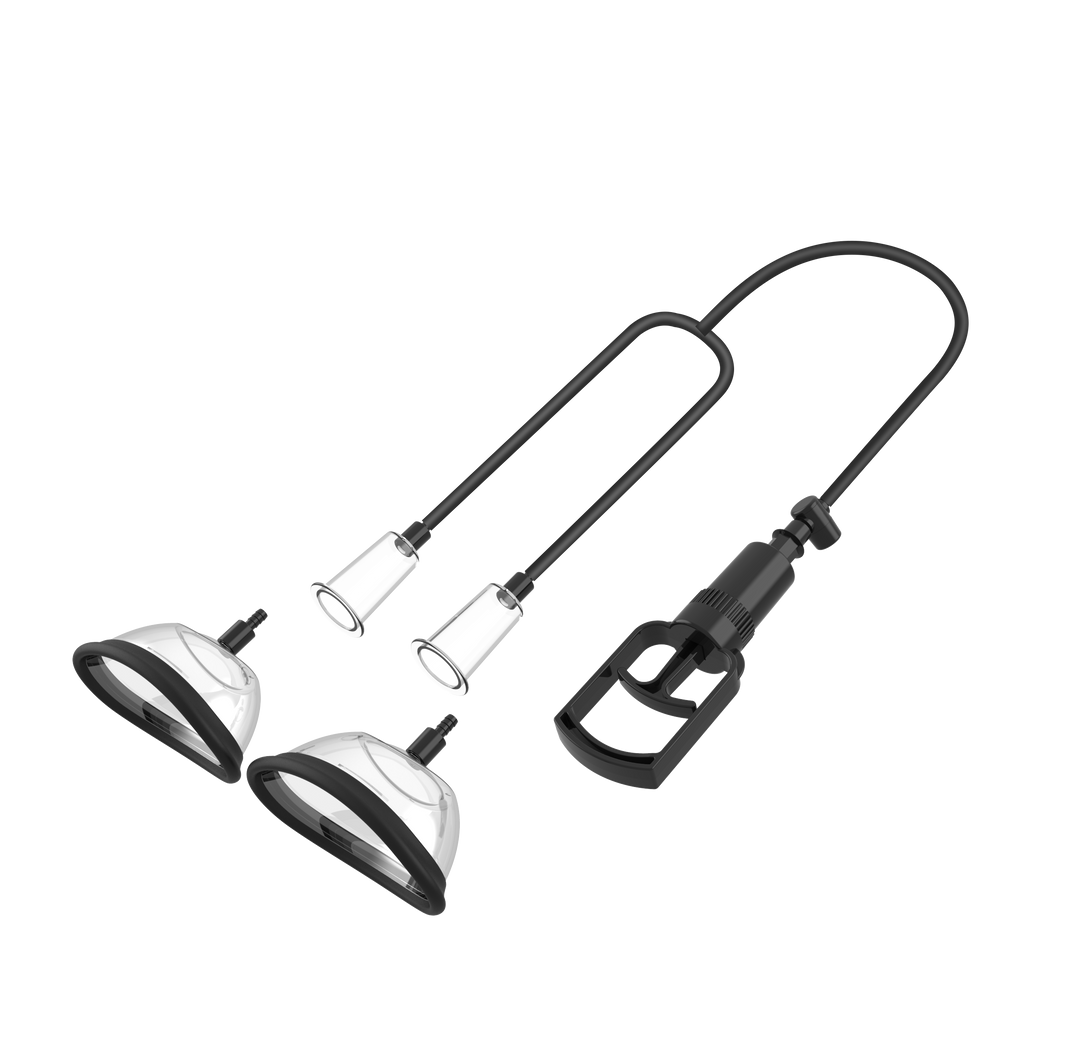 Passion Pump Enhancement Pussy Pump with Nipple Pumps 4pc - Vagina Pump - Australia - Sexy Devil