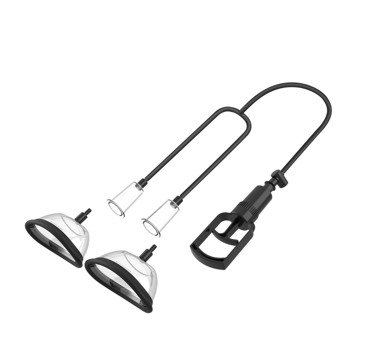 Passion Pump Enhancement Pussy Pump with Nipple Pumps 4pc - Vagina Pump - Australia - Sexy Devil