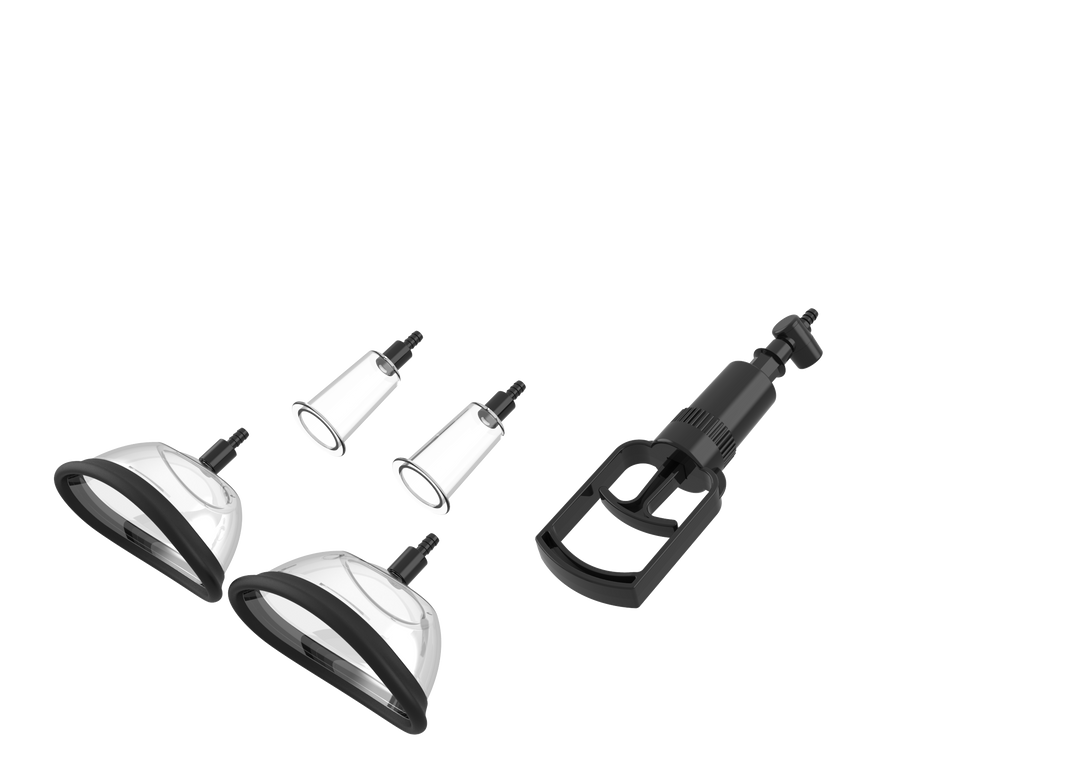 Passion Pump Enhancement Pussy Pump with Nipple Pumps 4pc - Vagina Pump - Australia - Sexy Devil