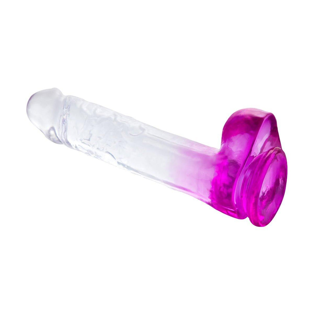 Lance's Cock 9.6"Clear Realistic Dildo with Balls