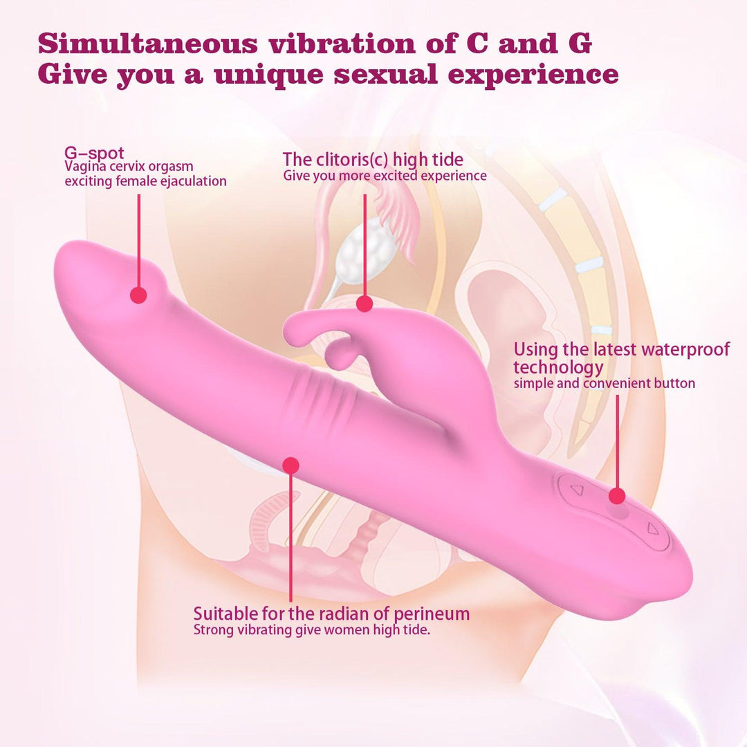 y.Love Ronald 360 Rotation & Vibrating Ultra Wave Rabbit Vibrator