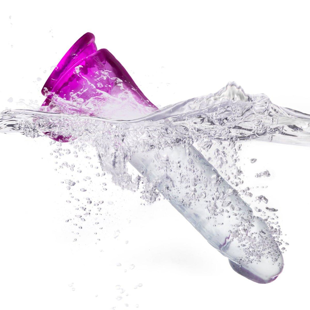 Lance's Cock 9.6"Clear Realistic Dildo with Balls