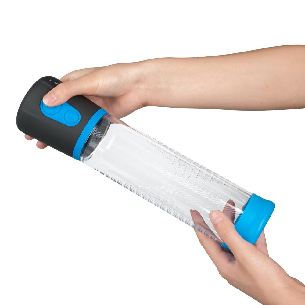 Powerup Auto Vacuum Penis Pump - Blue