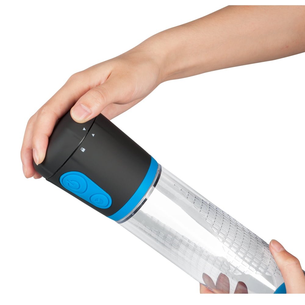 Powerup Auto Vacuum Penis Pump - Blue