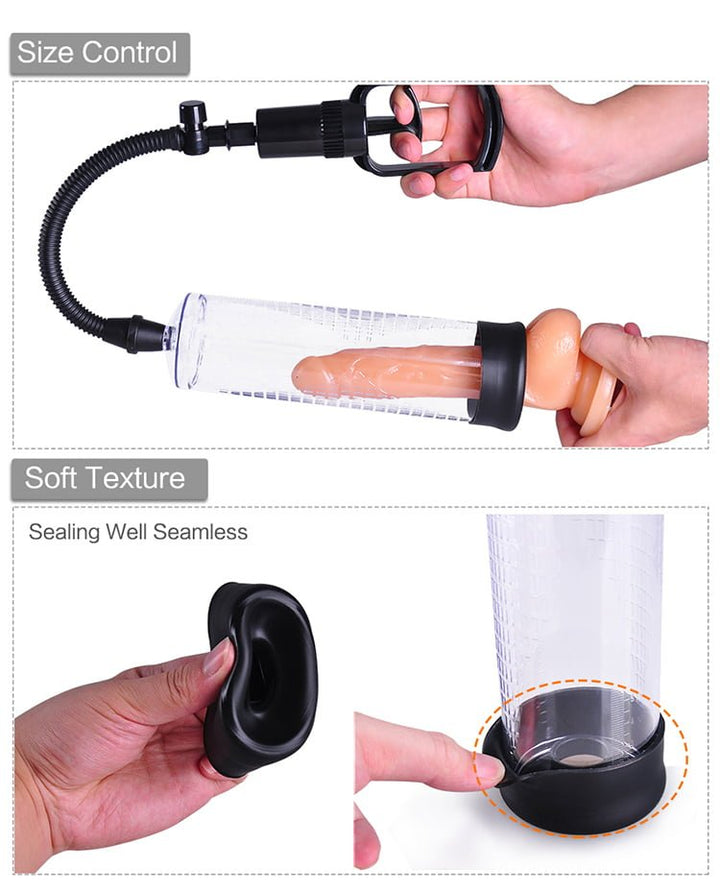 Powerup Trigger Penis Pump Enlargement System - Clear