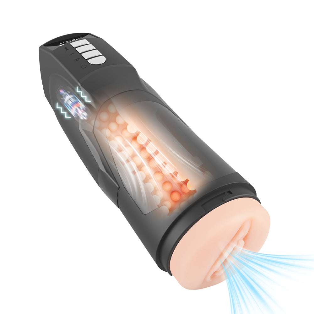 Tigers Roar Rechargeable 360° Vibration & Sucking Vagina Masturbator - Masturbator - Australia - Sexy Devil
