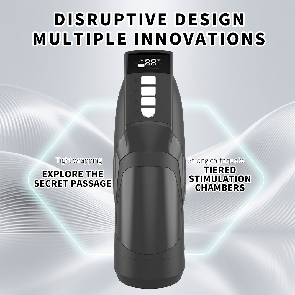 Tigers Roar Rechargeable 360° Vibration & Sucking Vagina Masturbator - Masturbator - Australia - Sexy Devil