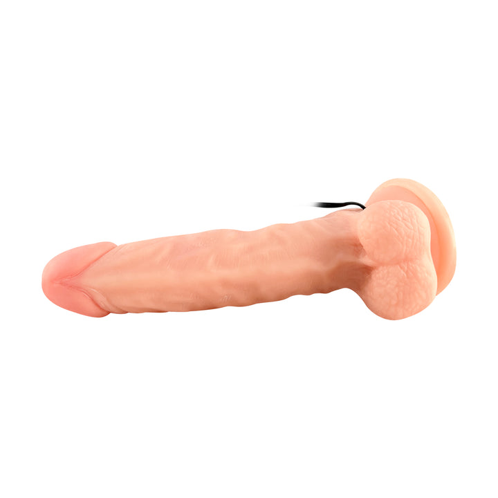 Ultra Realistic Vibrating 7.5" Dildo with Suction Cup & Balls