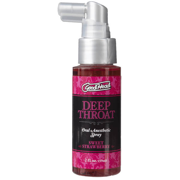 GoodHead Deep Throat Oral Anesthetic Spray 59ml - Strawberry - - Australia - Sexy Devil