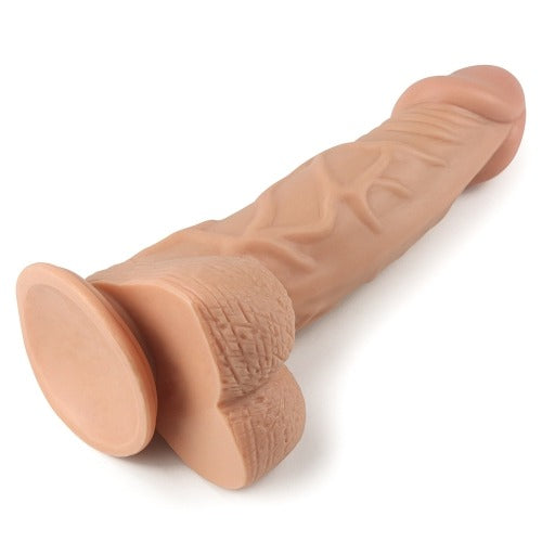 Lovetoy Real Extreme 9'' Realistic Dildo with Balls - Flesh