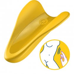 Satisfyer High Fly Finger Vibrator - Yellow