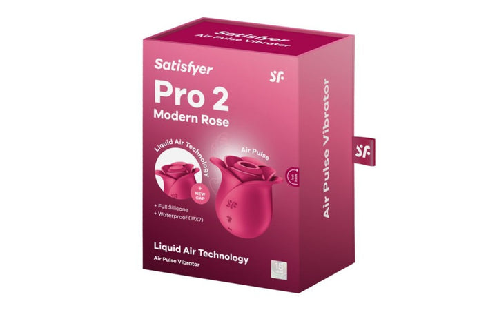 Satisfyer Pro 2 Modern Blossom Rose Clitoral Stimulator - Pink