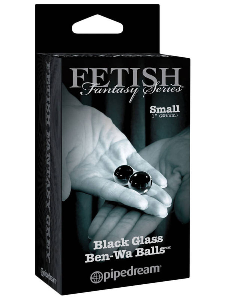 Fetish Fantasy Limited Edition Black Glass Ben-Wa Balls Small-0