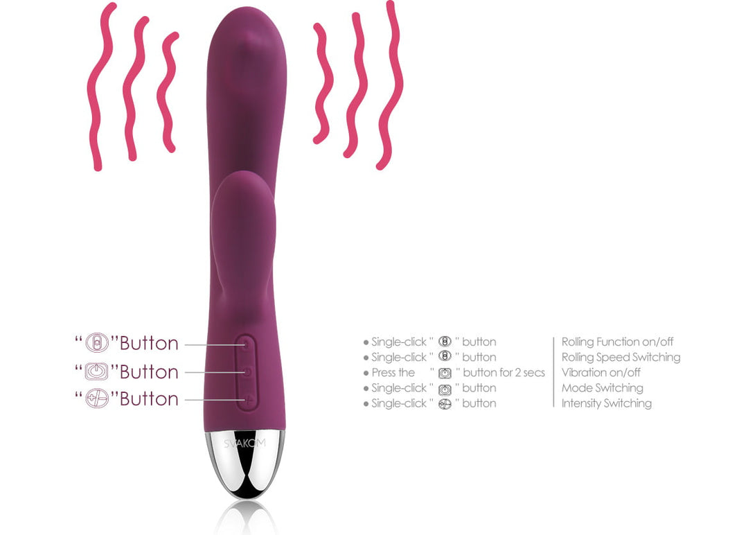 Svakom Trysta Rabbit Vibrator with G-spot Ball