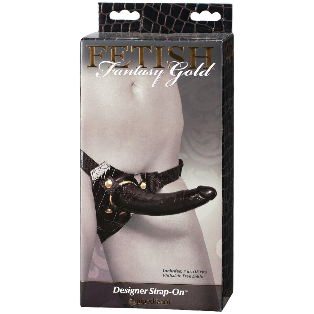 Pipedream Fetish Fantasy Series Gold Designer Strap-On