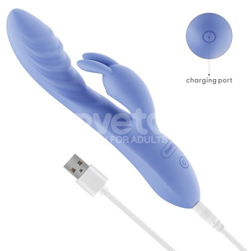 Lovetoy Swirl Rechargeable Rabbit Vibrator - Rabbit Vibrator - Australia - Sexy Devil
