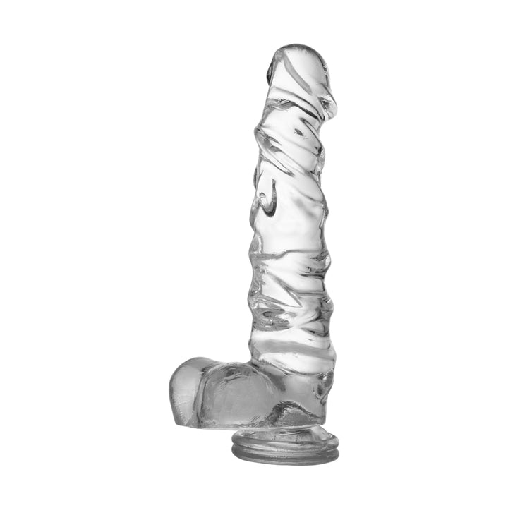 Lance's Cock 8.8" Realistic Dildo - Clear