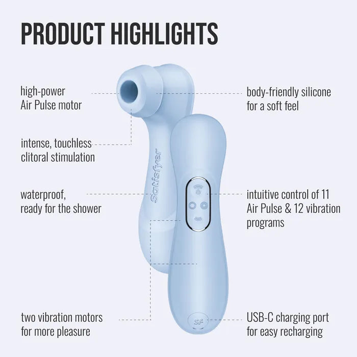 Satisfyer Pro 2 Generation 4 Rechargeable Clitoral Stimulator with App Control
