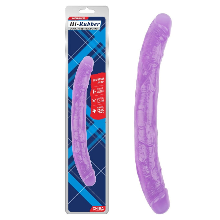 Hi Rubber 12.8" Double Ended Dildo - Double Ended Dildo - Australia - Sexy Devil