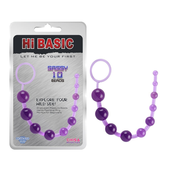 Hi-Basic Sassy Anal Beads - Anal Beads - Australia - Sexy Devil