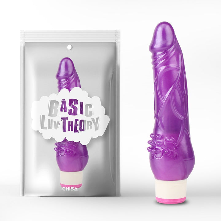 Basic Luv Theory Beginner Rider 8" Vibrating Dildo