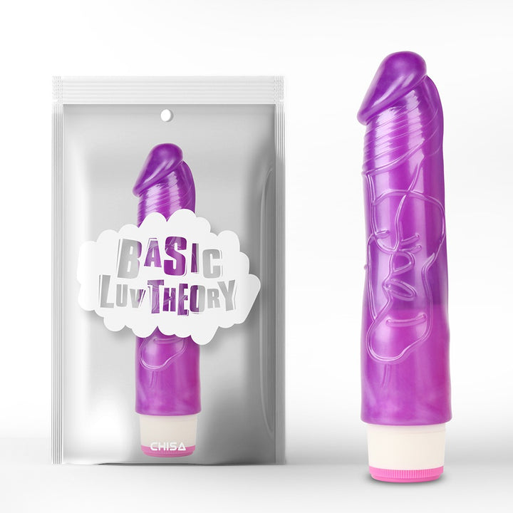Basic Luv Theory Sexy Whopper 7.9" Vibrating Dildo