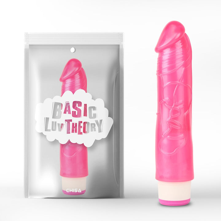 Basic Luv Theory Sexy Whopper 7.9" Vibrating Dildo
