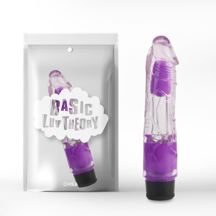 Basic Luv Theory Realistic 8.1" Vibrating Dildo
