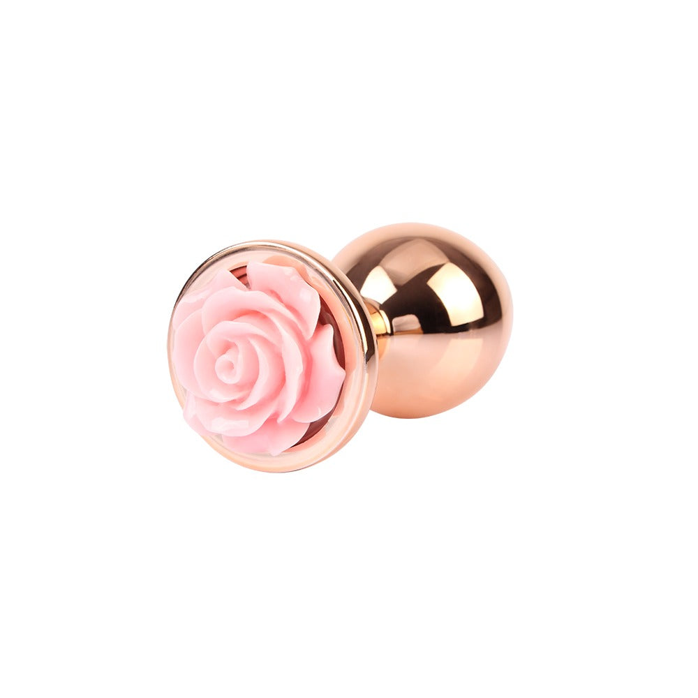 Matrix Mont Spark Gold Rose Jewelled Butt Plug
