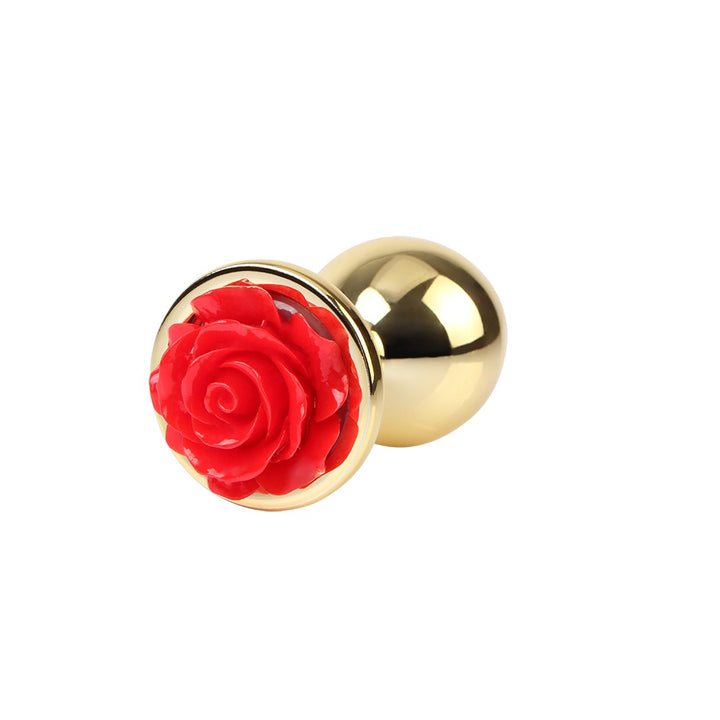 Matrix Mont Showy Gold Rose Jewelled Butt Plug