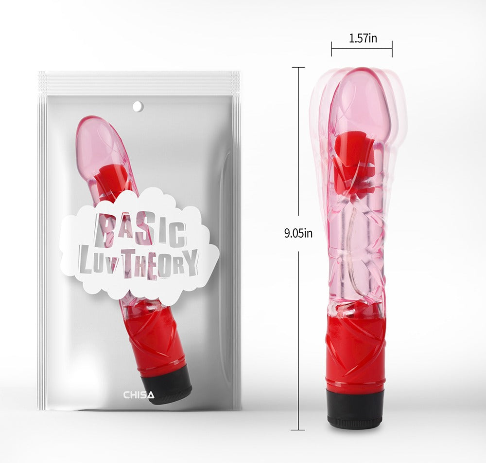 Basic Luv Theory Realistic 9" Vibrating Dildo