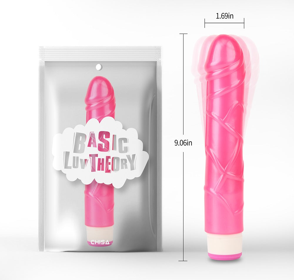 Basic Luv Theory Pulsator 9" Vibrating Dildo