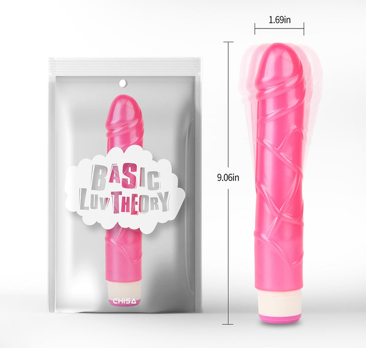 Basic Luv Theory Pulsator 9" Vibrating Dildo