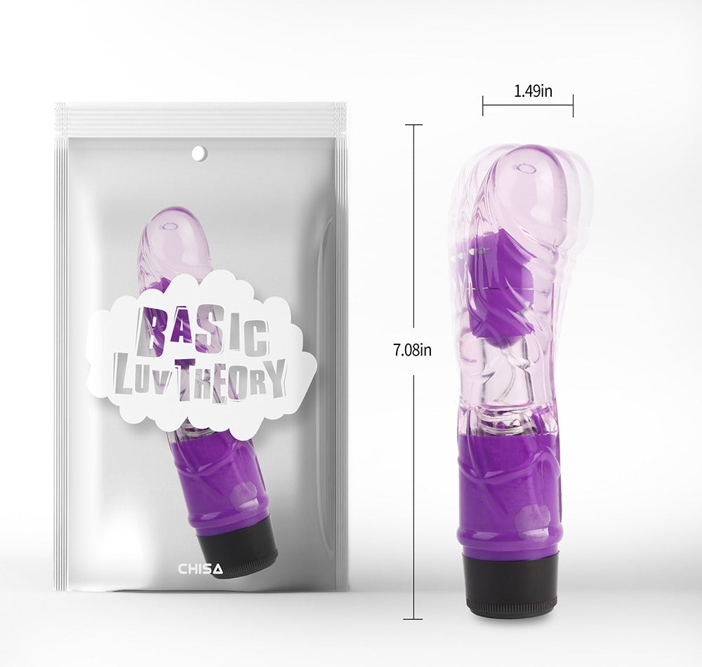 Basic Luv Theory Realistic 7" Vibrating Dildo