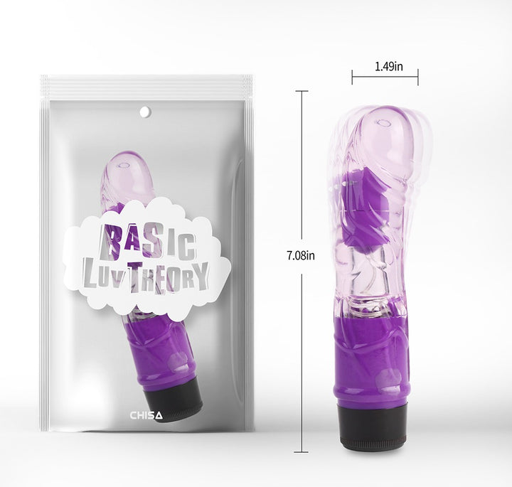 Basic Luv Theory Realistic 7" Vibrating Dildo