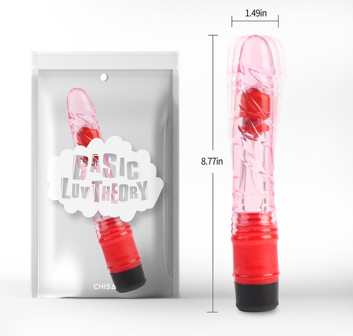 Basic Luv Theory 8.8" Realistic Vibrating Dildo