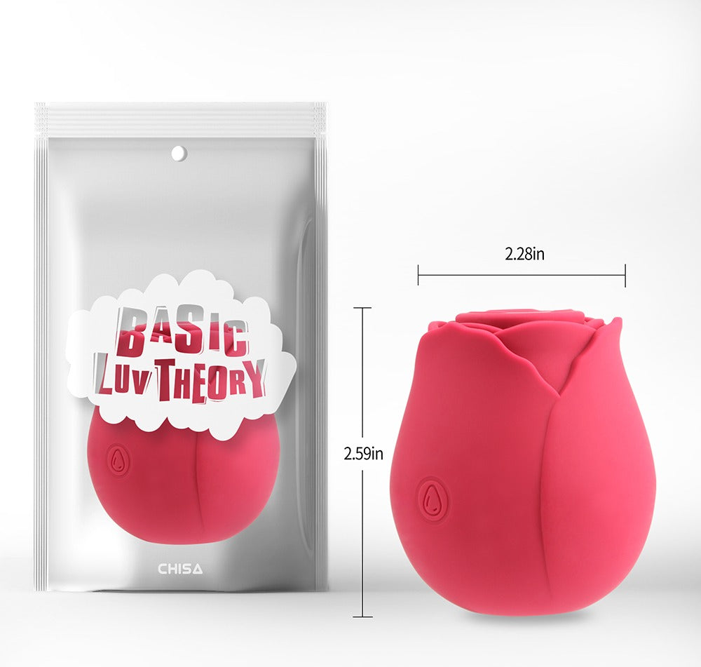 Basic Luv Theory Rose Rechargeable Clitoral Stimulator