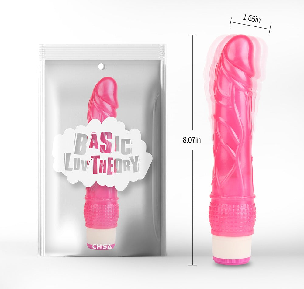 Basic Luv Theory Wild Penetrator 8" Vibrating Dildo