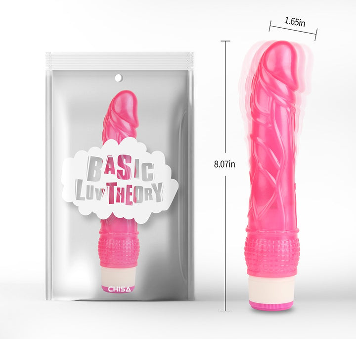 Basic Luv Theory Wild Penetrator 8" Vibrating Dildo