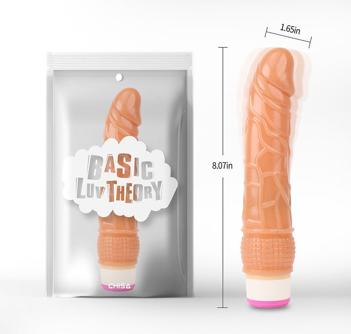 Basic Luv Theory Wild Penetrator 8" Vibrating Dildo