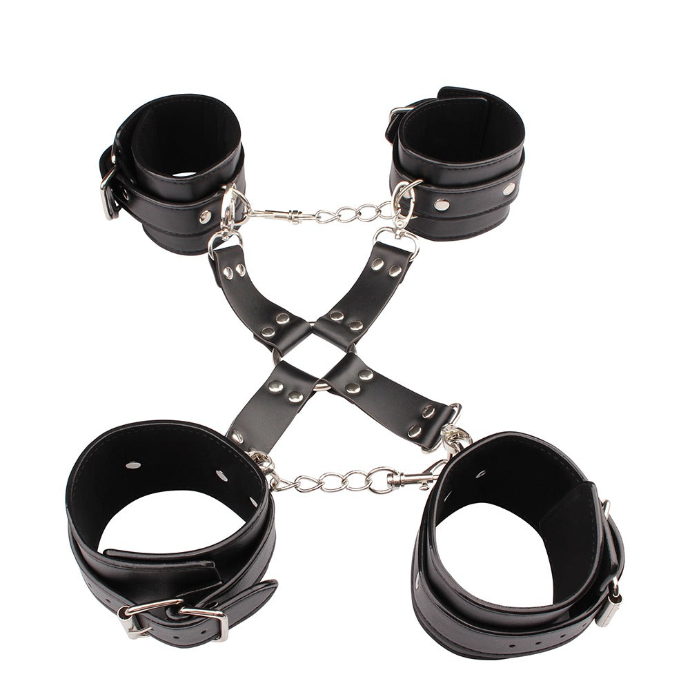 Behave! Luxury Fetish Fully Restrain You Lover Set